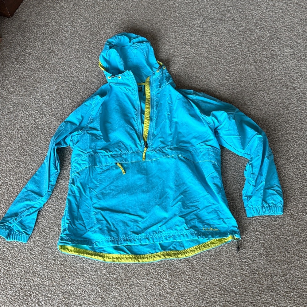 L.L. Bean Blue and Yellow Jacket